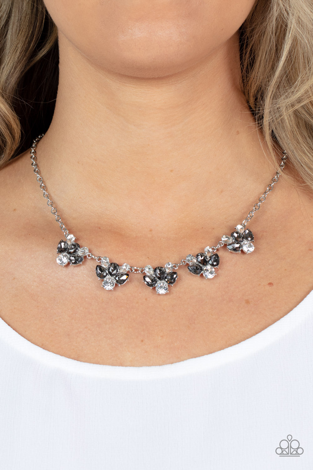 Envious Elegance - silver - Paparazzi necklace