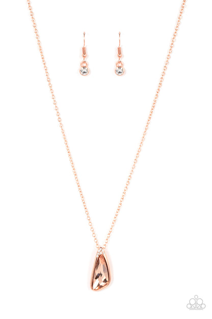 Envious Extravagance - copper - Paparazzi necklace