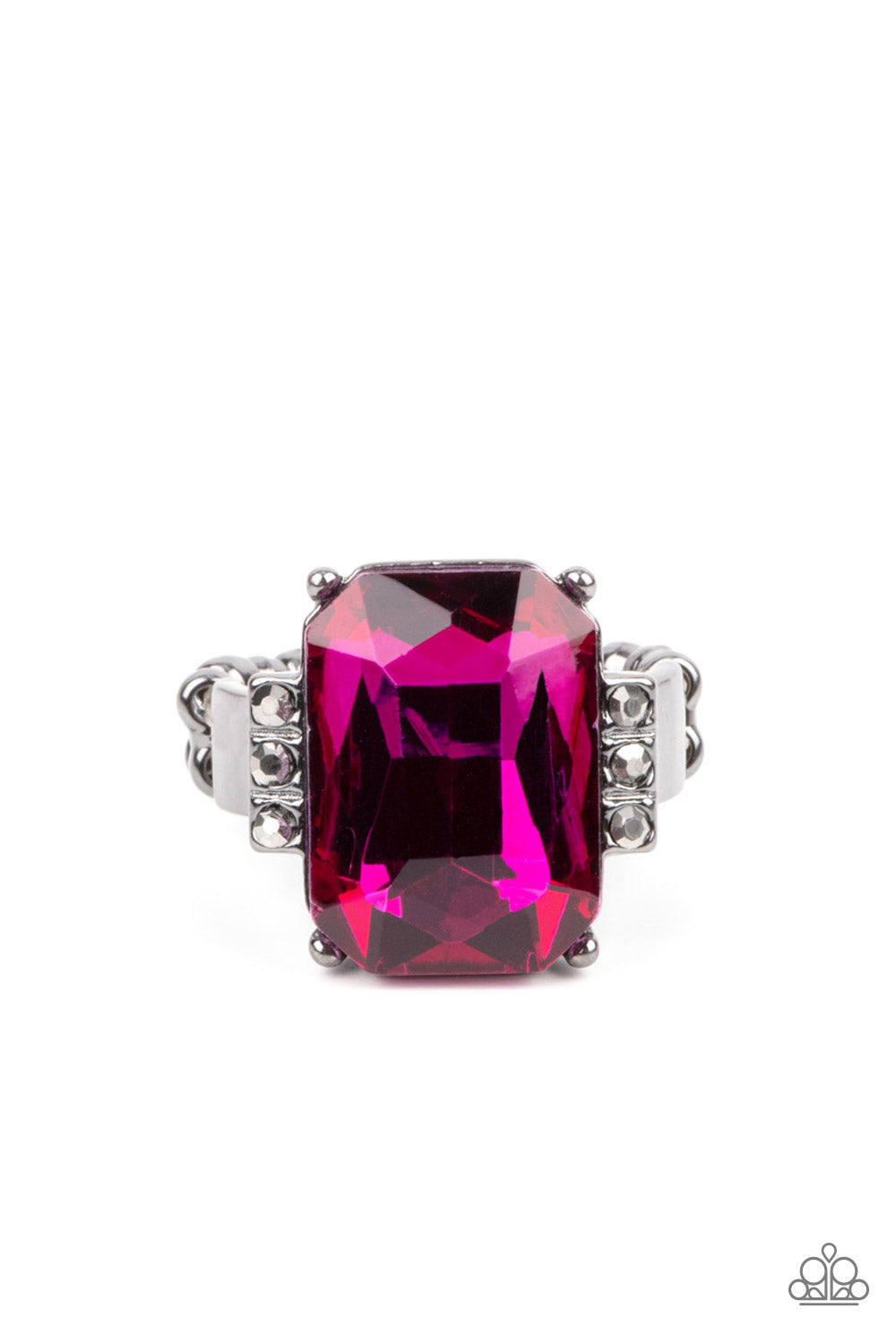 Epic Proportions - pink - Paparazzi ring