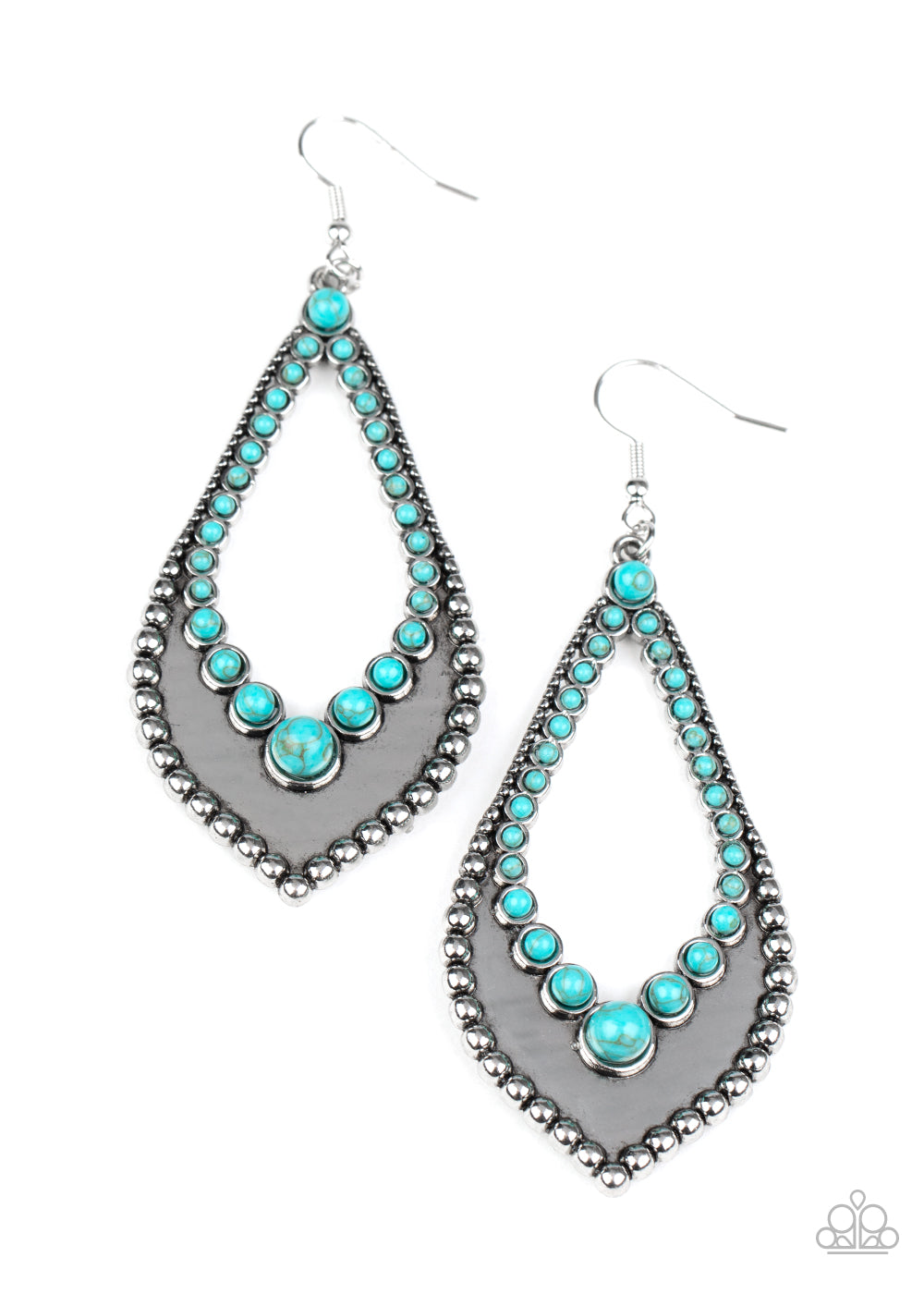 Essential Minerals - blue - Paparazzi earrings