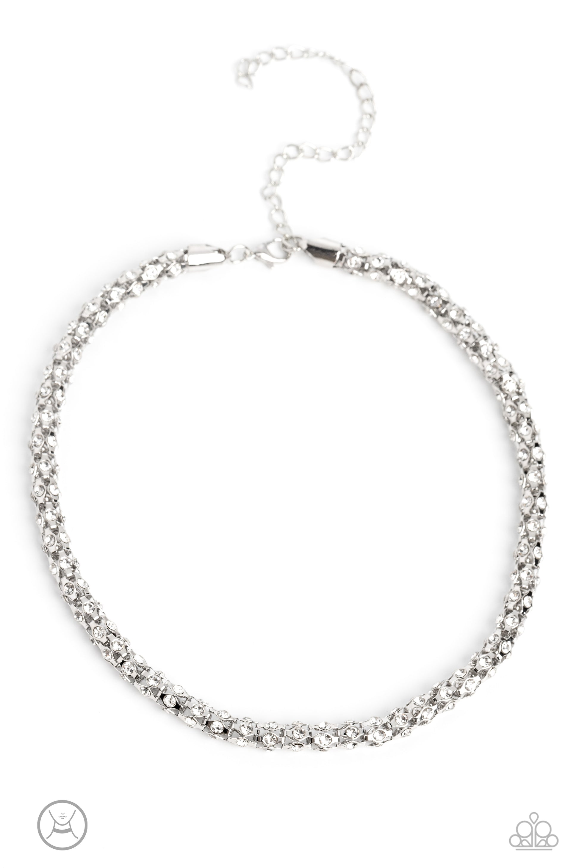 Eternal Effulgence - white - Paparazzi necklace