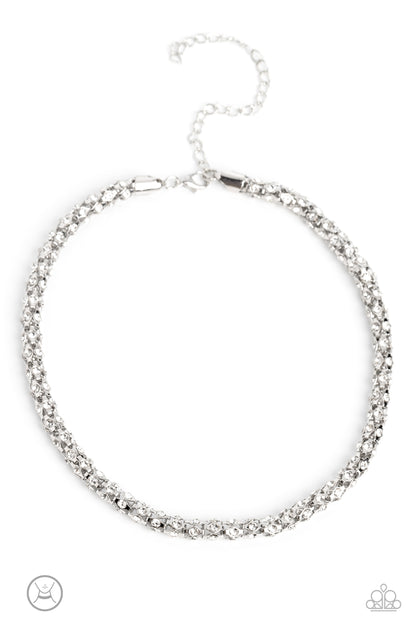Eternal Effulgence - white - Paparazzi necklace