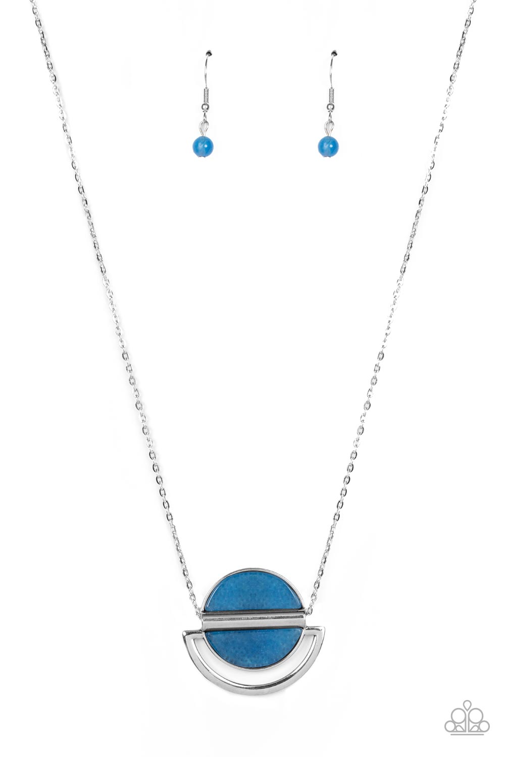 Ethereal Eclipse - blue - Paparazzi necklace