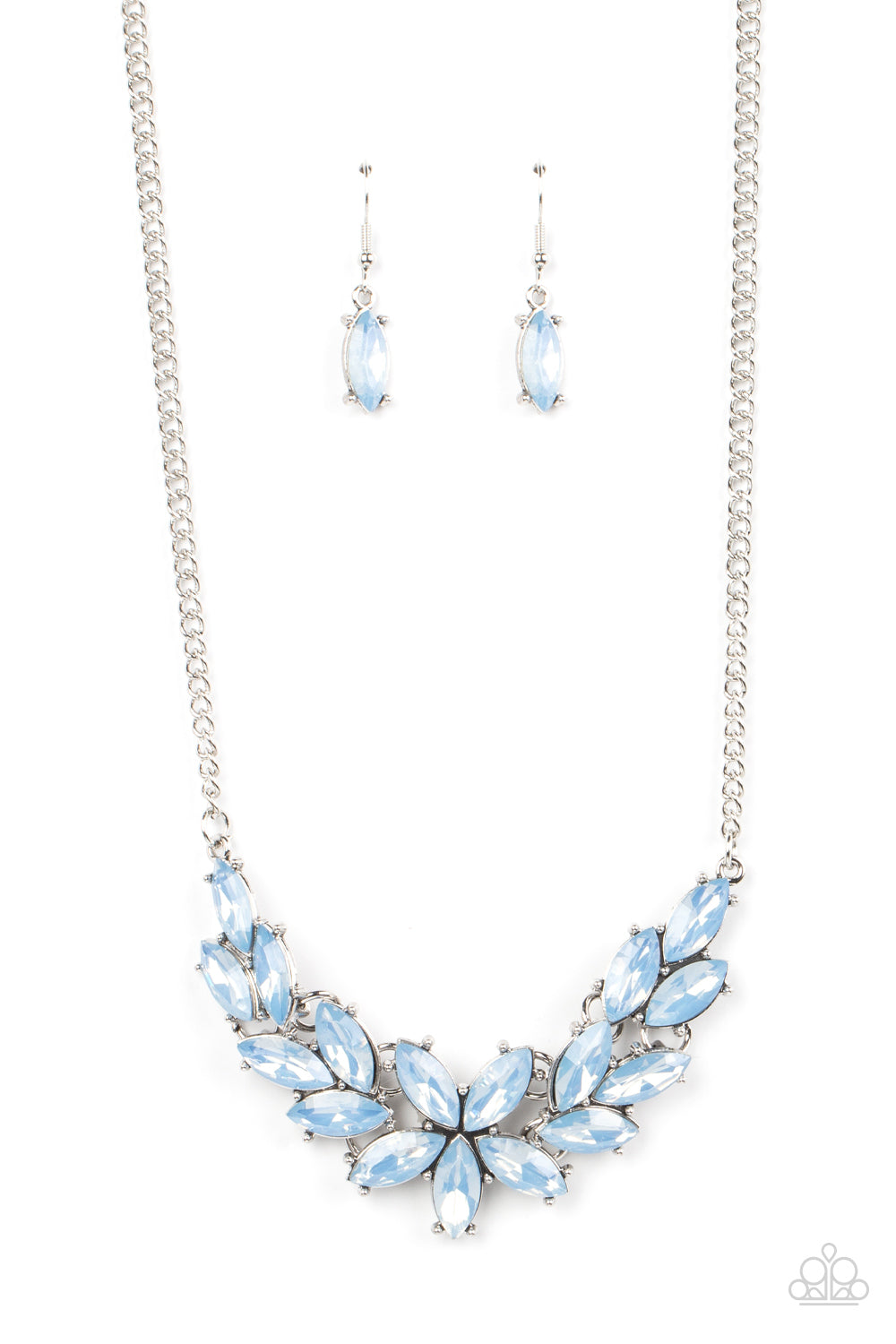 Ethereal Efflorescence - blue - Paparazzi necklace