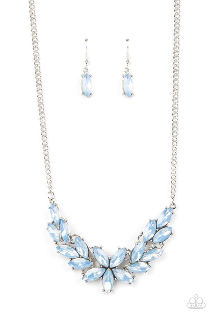 Ethereal Efflorescence - blue - Paparazzi necklace