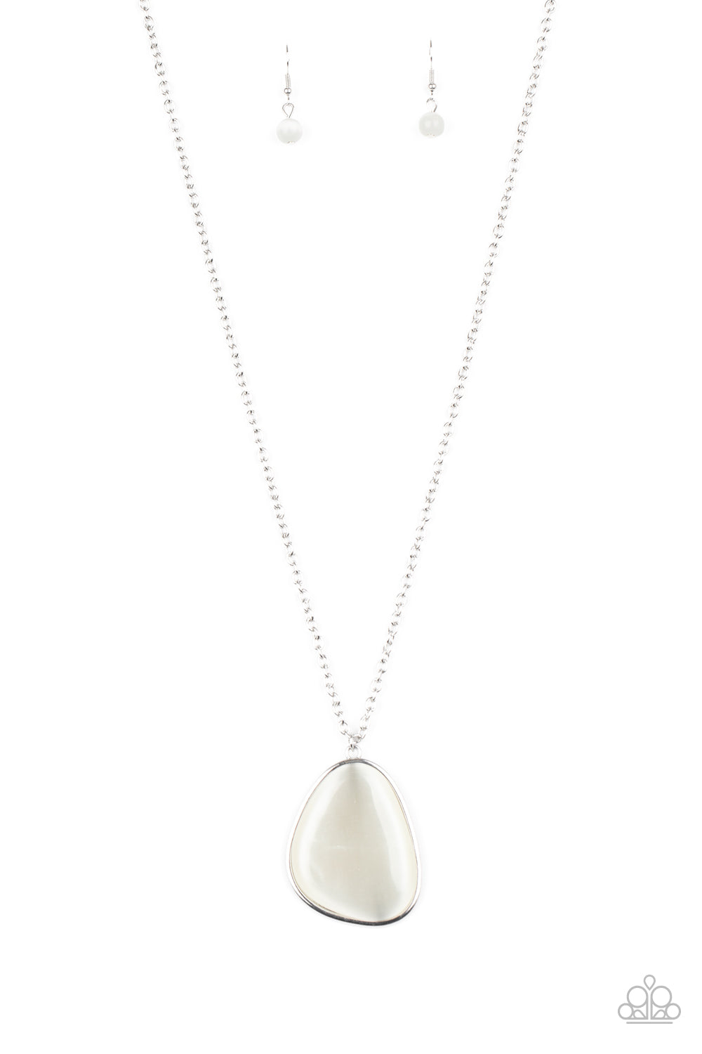 Ethereal Experience - white - Paparazzi necklace