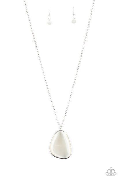 Ethereal Experience - white - Paparazzi necklace