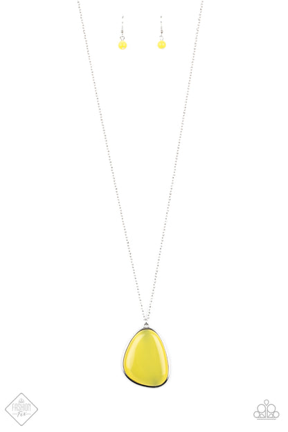 Ethereal Experience - yellow - Paparazzi necklace