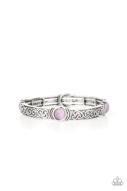 Ethereally Enchanting - purple - Paparazzi bracelet