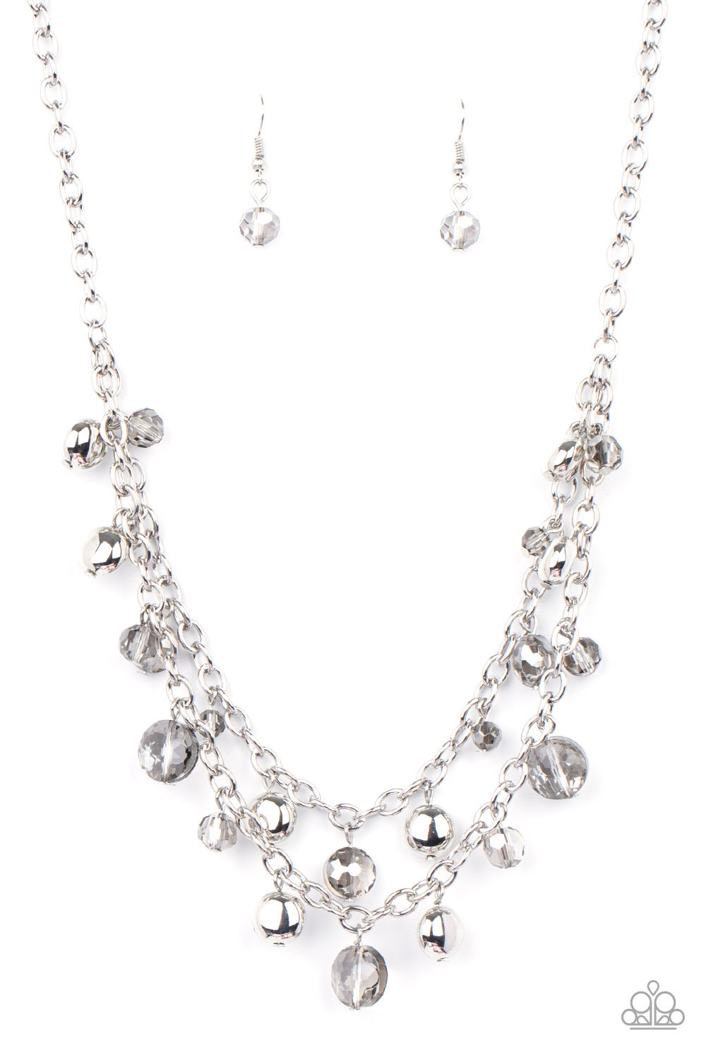 Ethereally Ensconced - silver - Paparazzi necklace