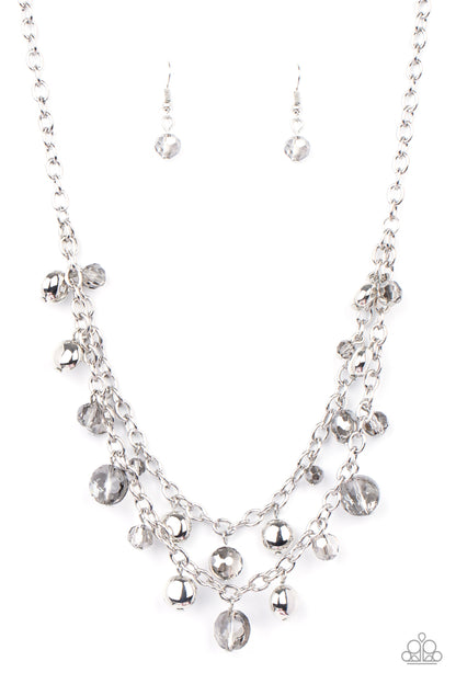 Ethereally Ensconced - silver - Paparazzi necklace