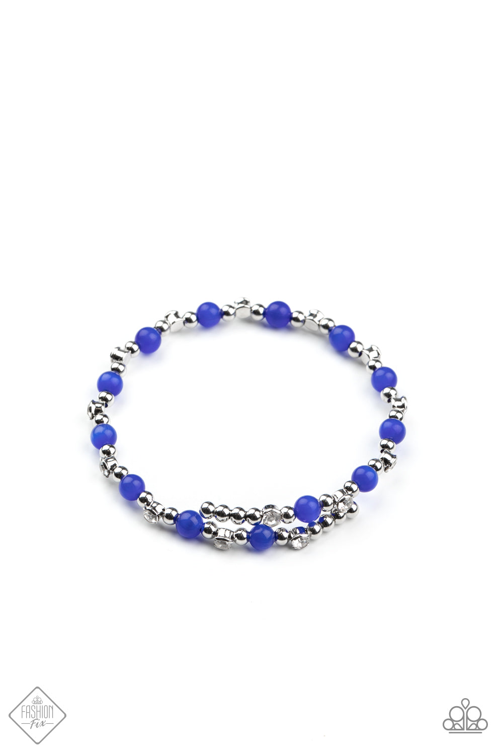 Ethereally Entangled - blue - Paparazzi bracelet