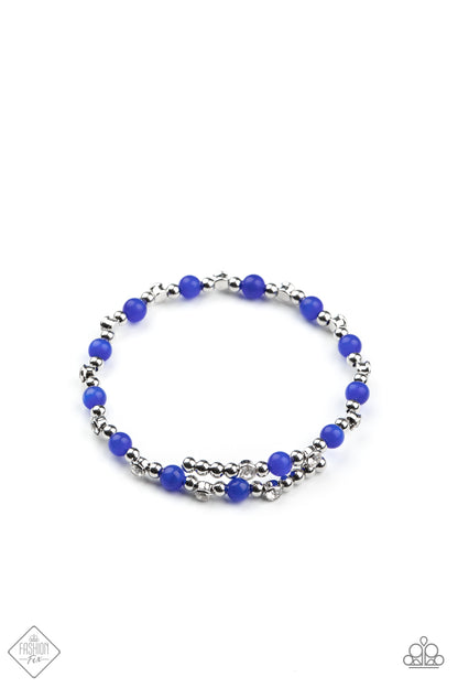 Ethereally Entangled - blue - Paparazzi bracelet