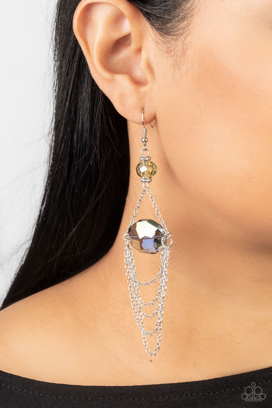 Ethereally Extravagant - multi - Paparazzi earrings
