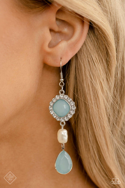 European Energy - blue - Paparazzi earrings