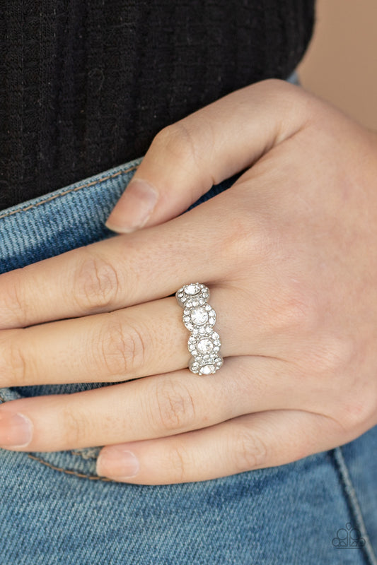 Ever Enlightened - white - Paparazzi ring