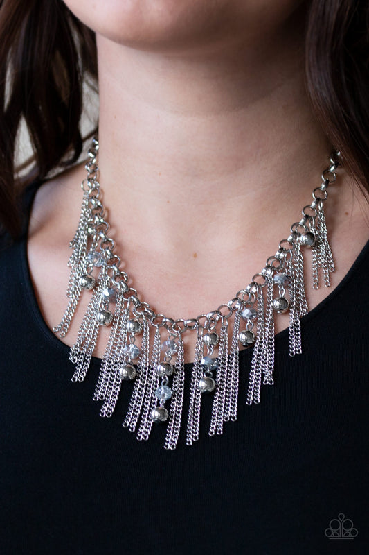 Ever Rebellious - silver - Paparazzi necklace