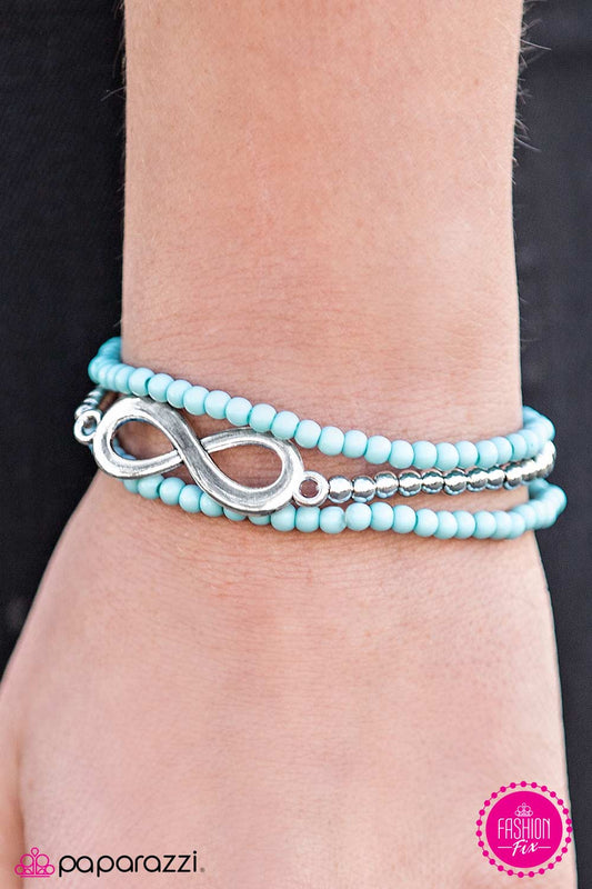 Everlasting Love - Blue - Paparazzi bracelet
