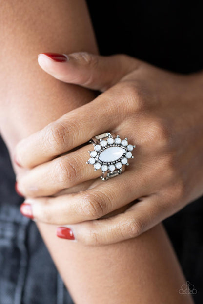 Everlasting Eden - white - Paparazzi ring