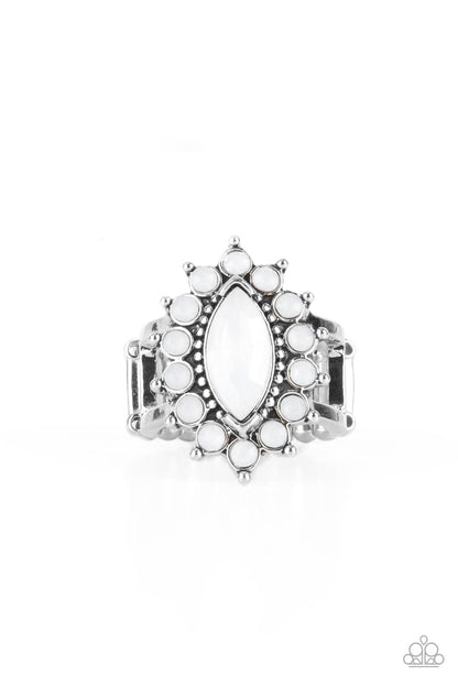 Everlasting Eden - white - Paparazzi ring