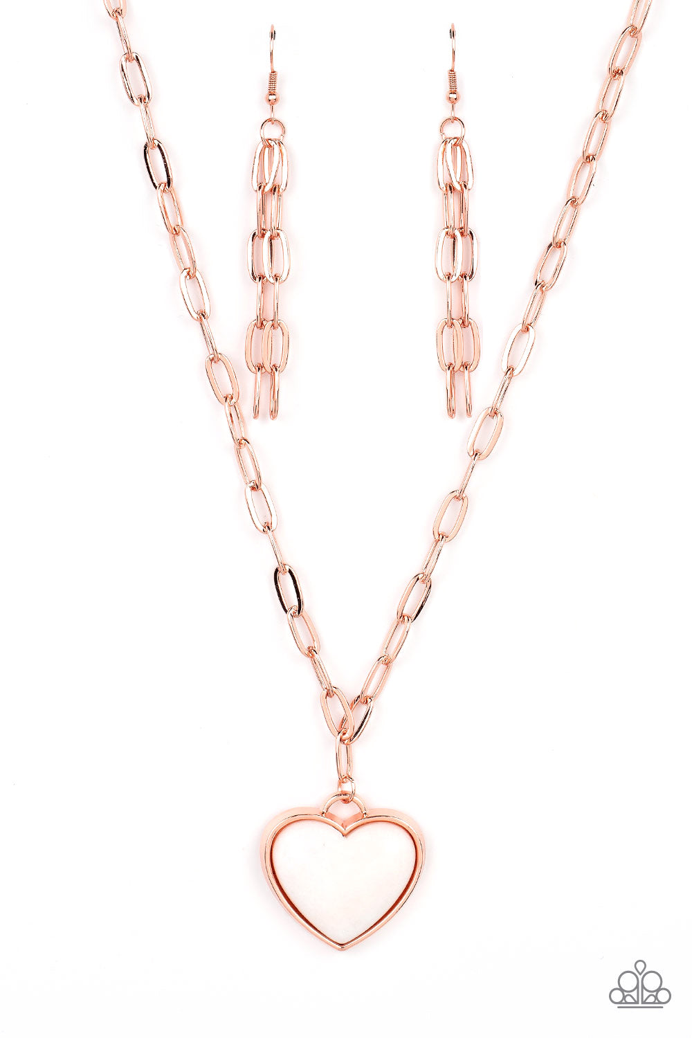 Everlasting Endearment - copper - Paparazzi necklace