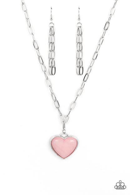 Everlasting Endearment - pink - Paparazzi necklace