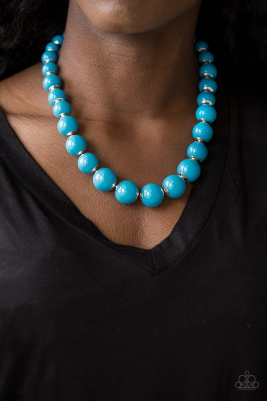 Everyday Eye Candy-blue-Paparazzi necklace
