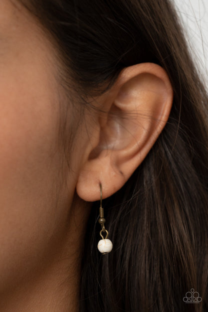 Evolution - brass - Paparazzi necklace