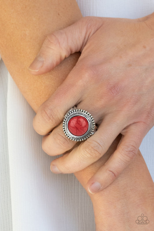 Evolutionary Essence - red - Paparazzi ring