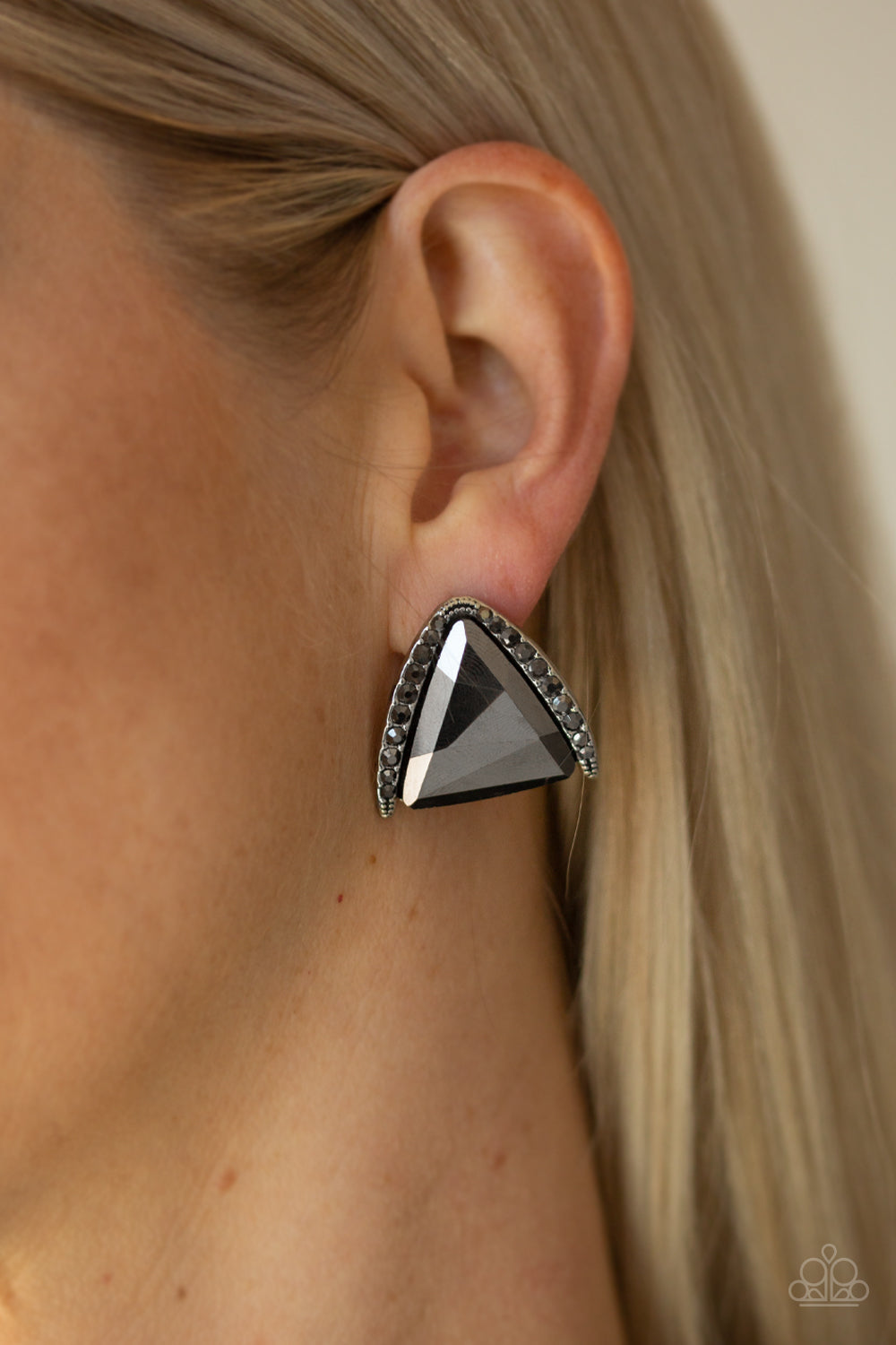 Exalted Elegance - silver - Paparazzi earrings