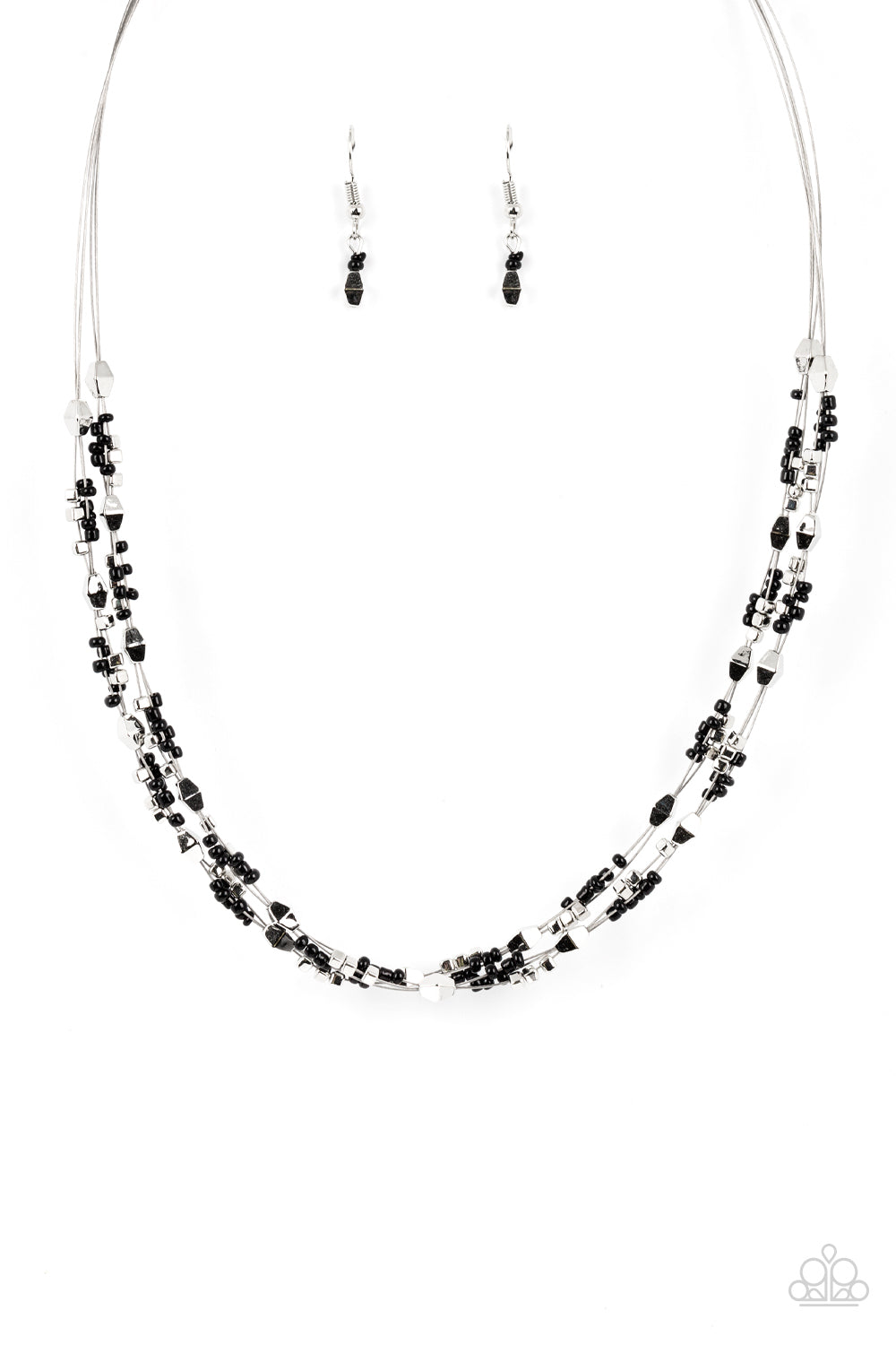 Explore Every Angle - black - Paparazzi necklace