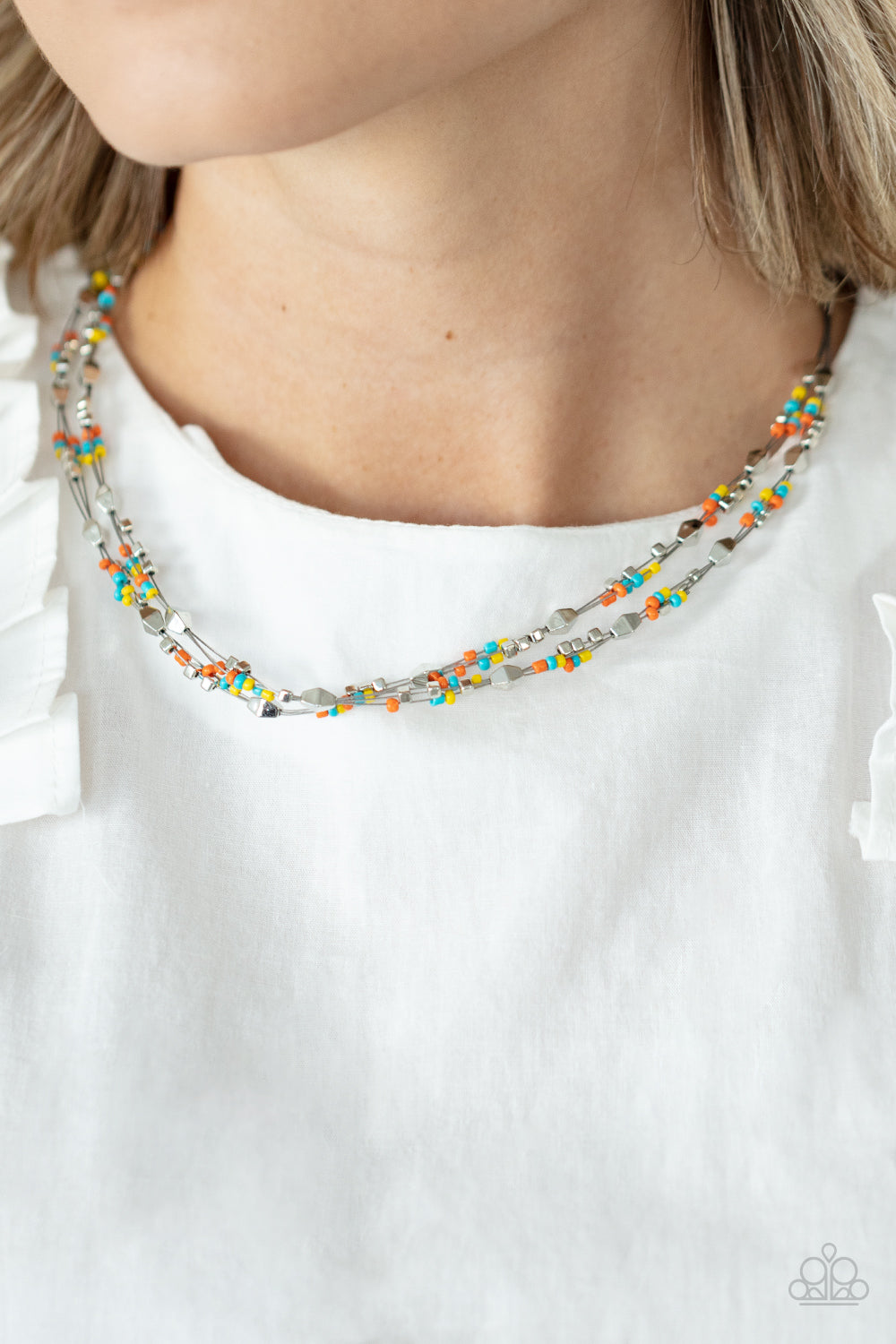 Explore Every Angle - multi - Paparazzi necklace
