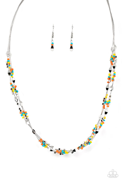 Explore Every Angle - multi - Paparazzi necklace