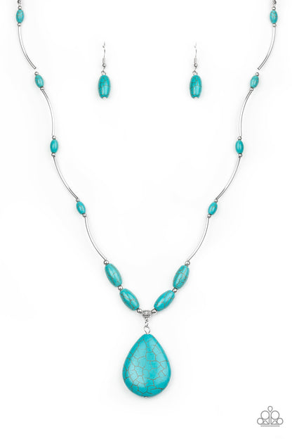 Explore the Elements - blue - Paparazzi necklace