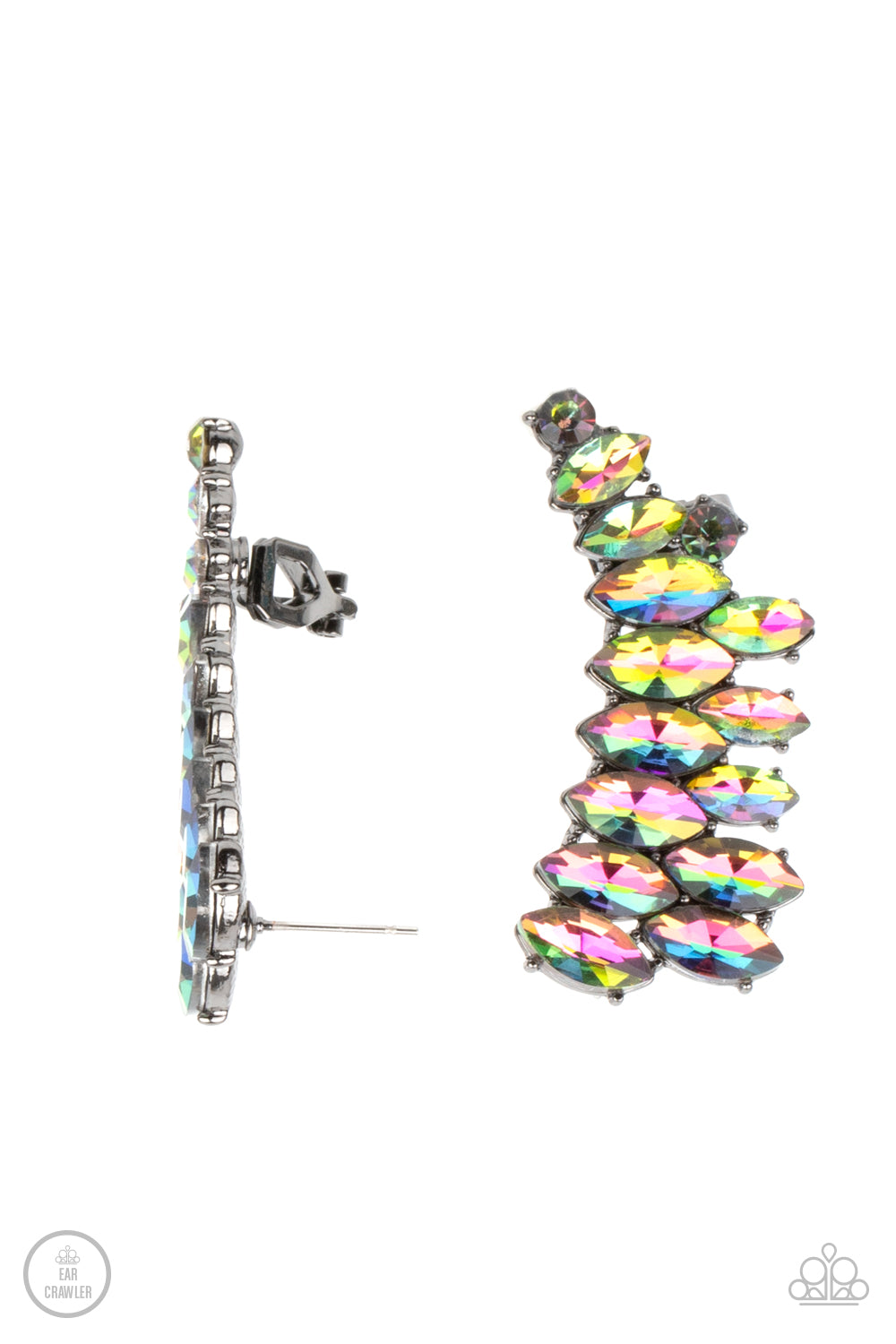 Explosive Elegance - multi - Paparazzi earrings