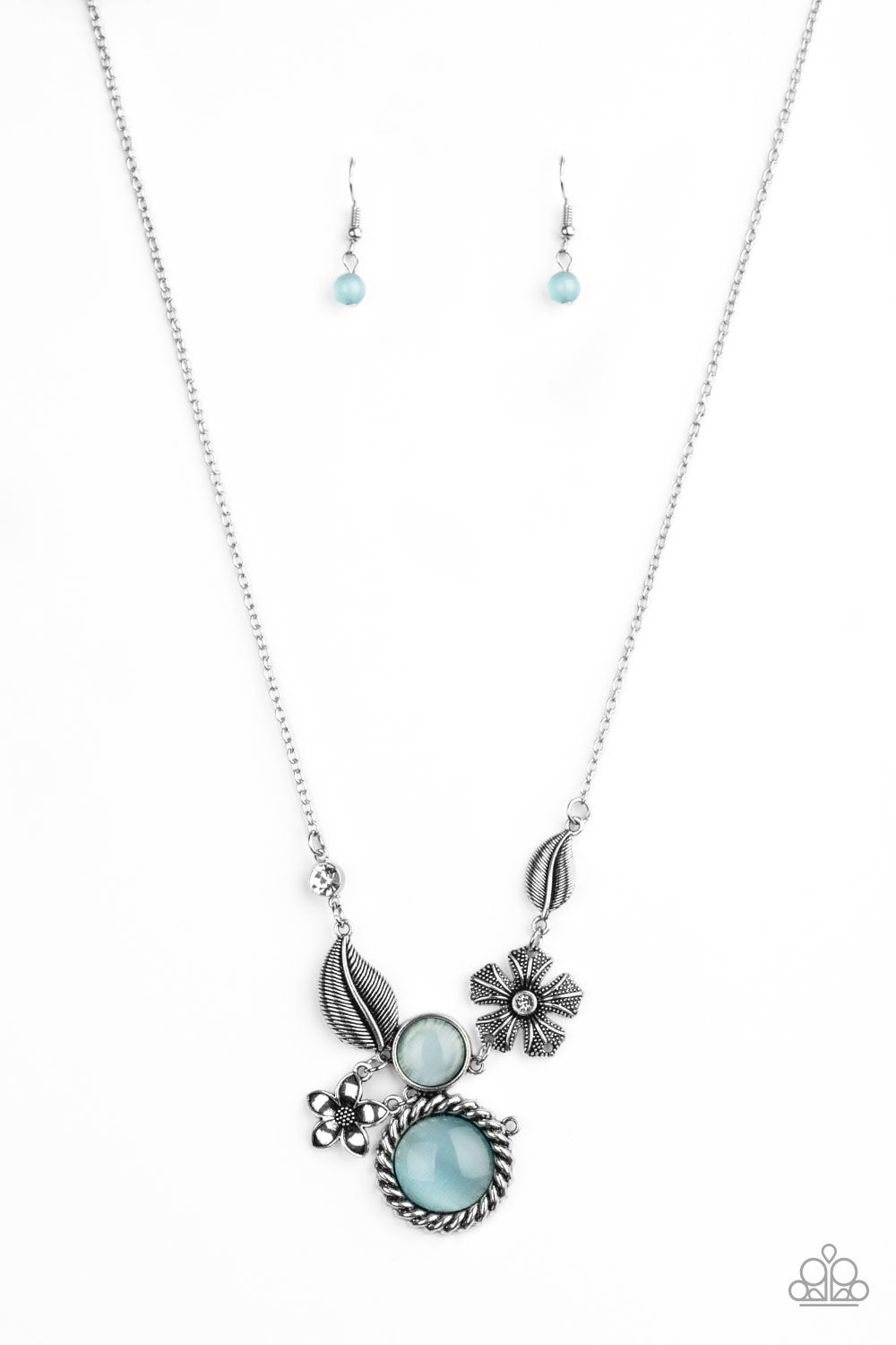 Exquisitely Eden - blue - Paparazzi necklace