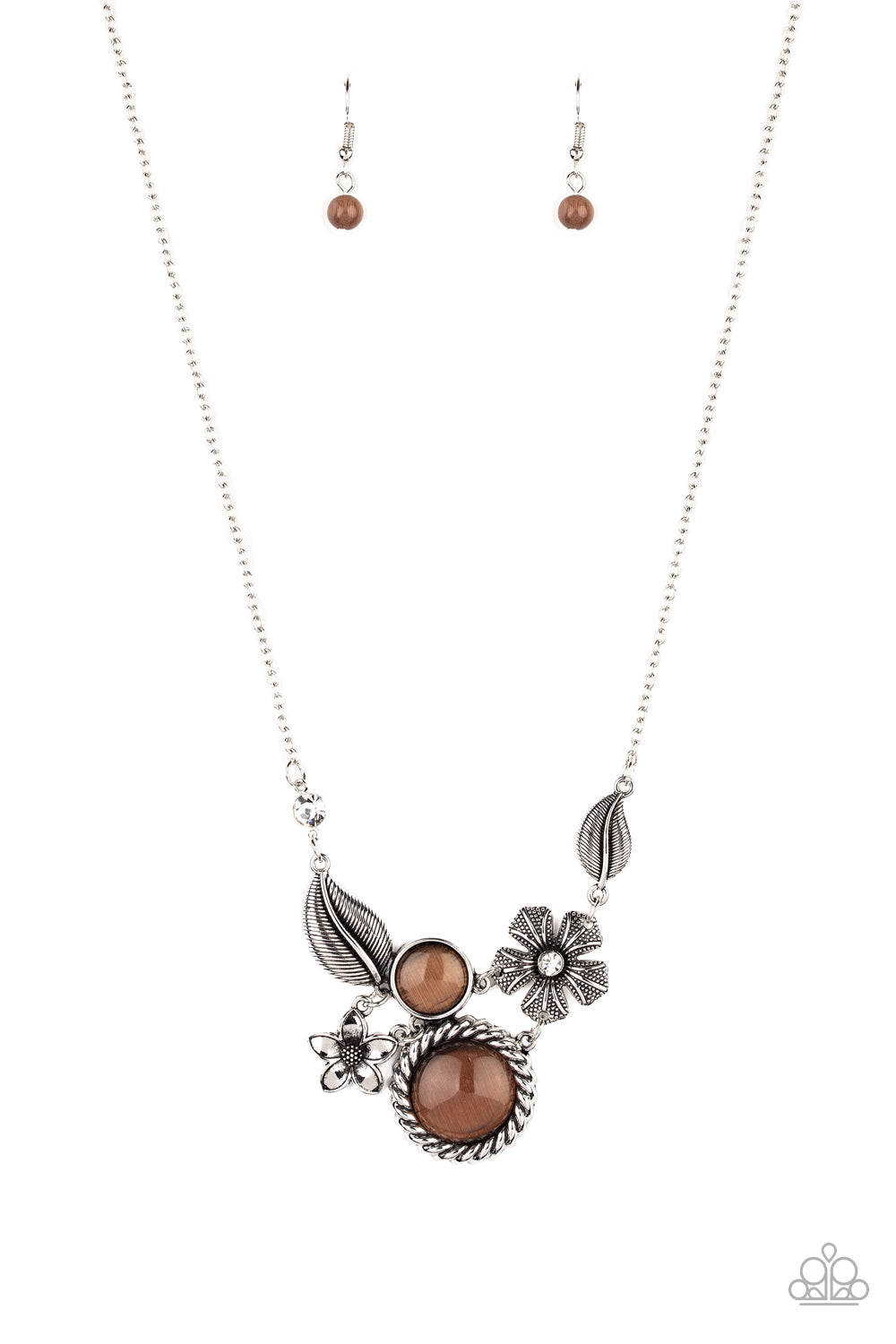 Exquisitely Eden - brown - Paparazzi necklace