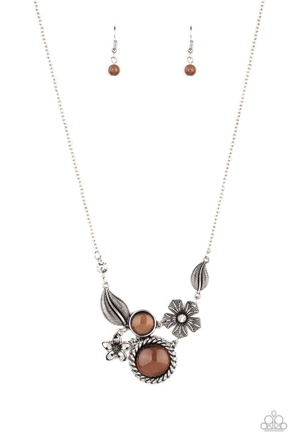 Exquisitely Eden - brown - Paparazzi necklace