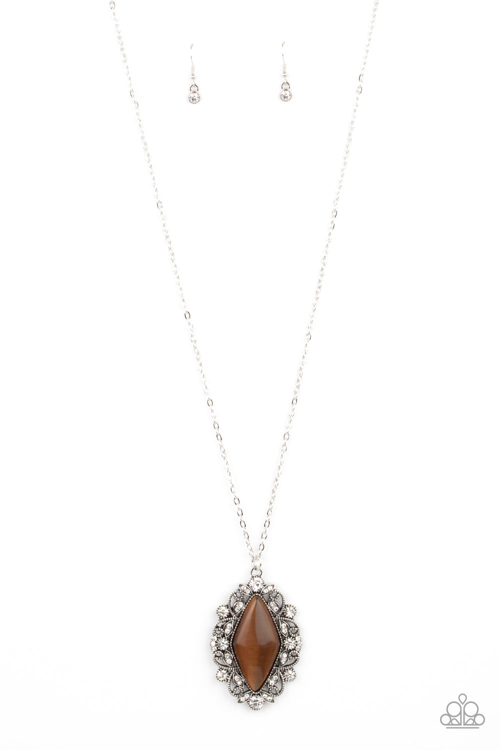 Exquisitely Enchanted - brown - Paparazzi necklace