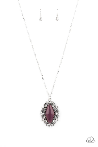 Exquisitely Enchanted - purple - Paparazzi necklace