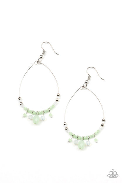 Exquisitely Ethereal - green - Paparazzi earrings