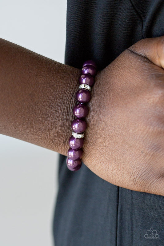 Exquisitely Elite - purple - Paparazzi bracelet