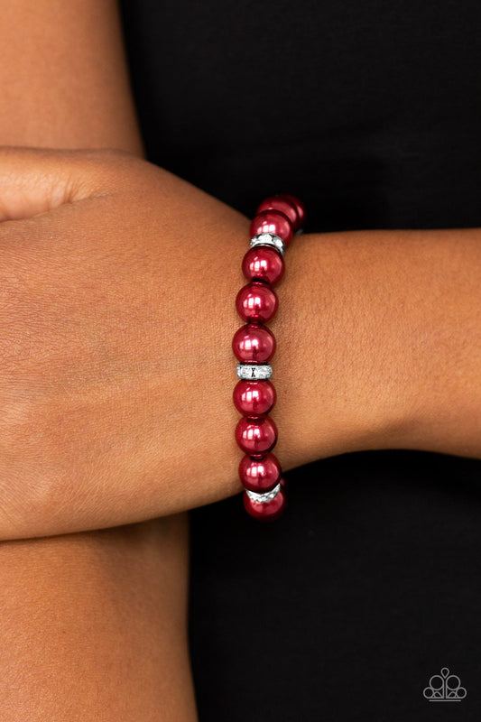 Exquisitely Elite - red - Paparazzi bracelet