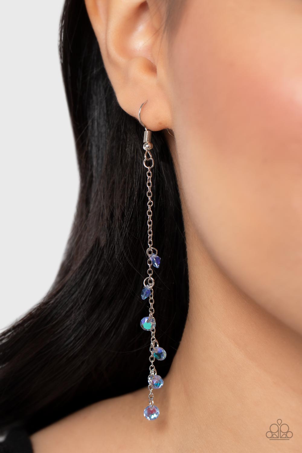 Extended Eloquence - blue - Paparazzi earrings