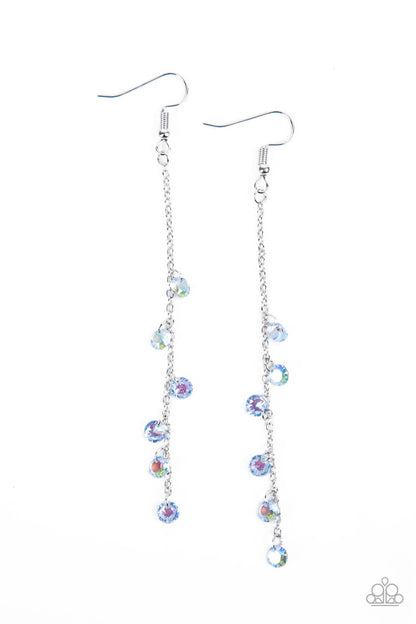 Extended Eloquence - blue - Paparazzi earrings