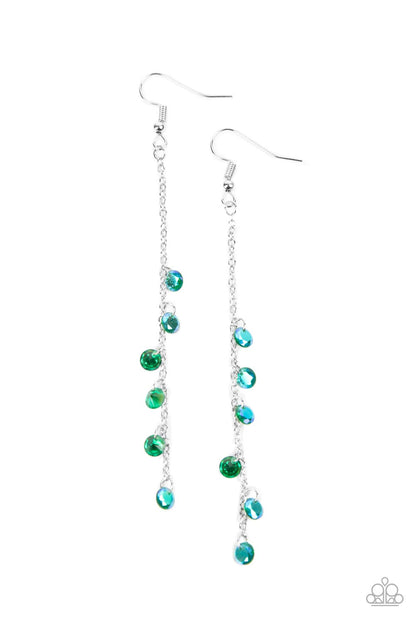 Extended Eloquence - green - Paparazzi earrings