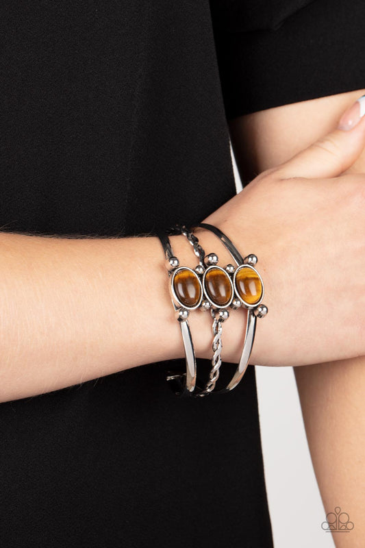 Extra Earthy - brown - Paparazzi bracelet