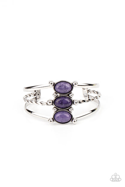 Extra Earthy - purple - Paparazzi bracelet