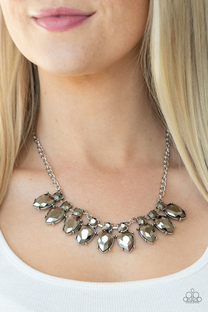 Extra Enticing - silver - Paparazzi necklace