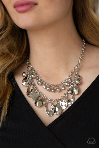 Extra Exhilarating - silver - Paparazzi necklace